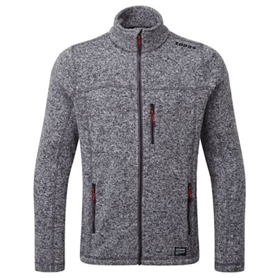 Tog 24 Dark grey marl nova tcz 200 knit look fleece jacket
